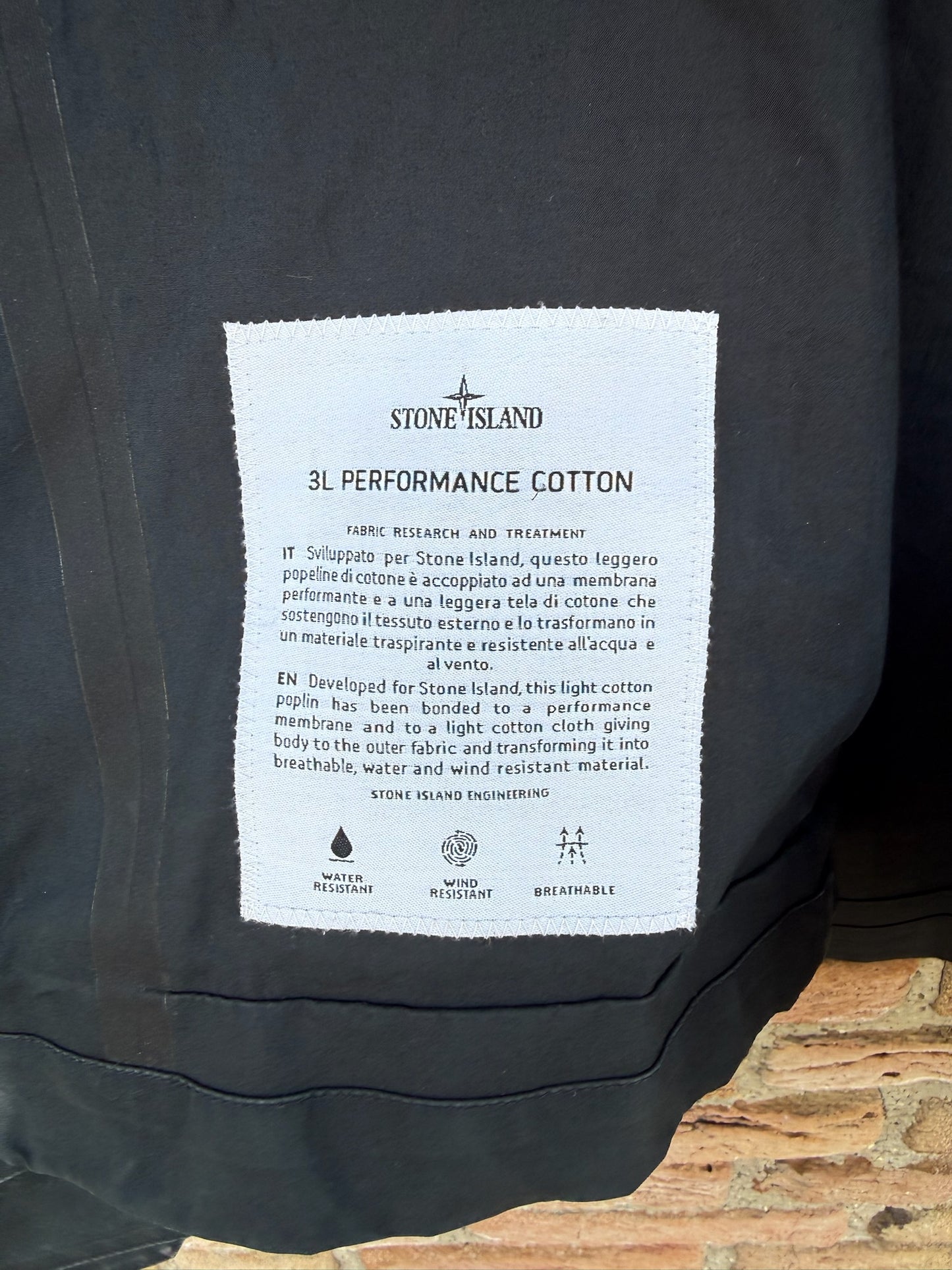 Stone Island 3L Performance Cotton Jacket - XL