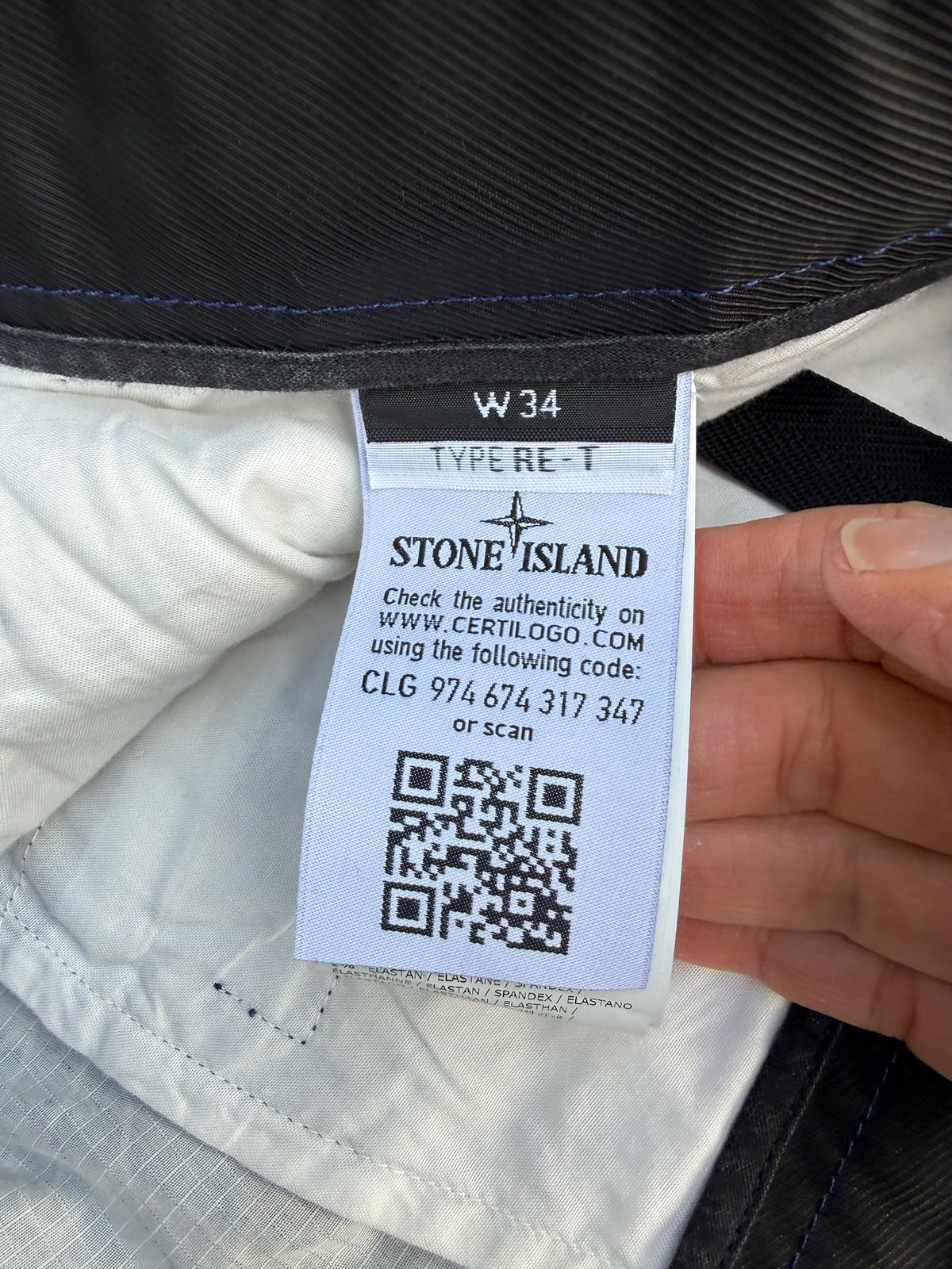 Stone Island Printed Heat Reactive Thermosensitive Fabric Trousers - W34