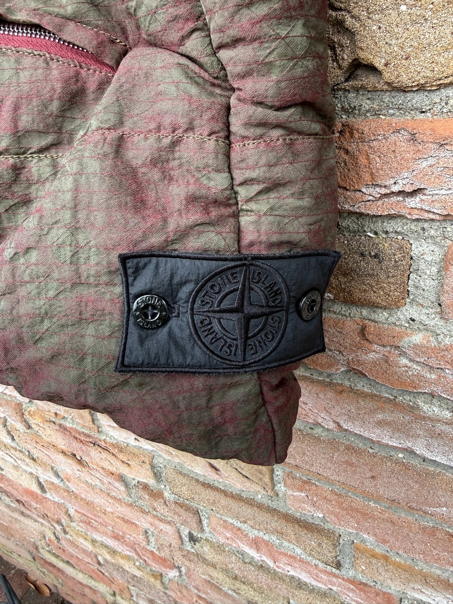 Stone Island Shadow Project DPM Grid Jacquard Down Gilet - L