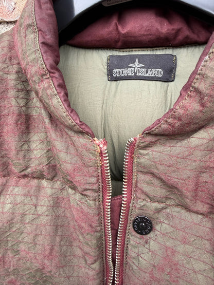 Stone Island Shadow Project DPM Grid Jacquard Down Gilet - L