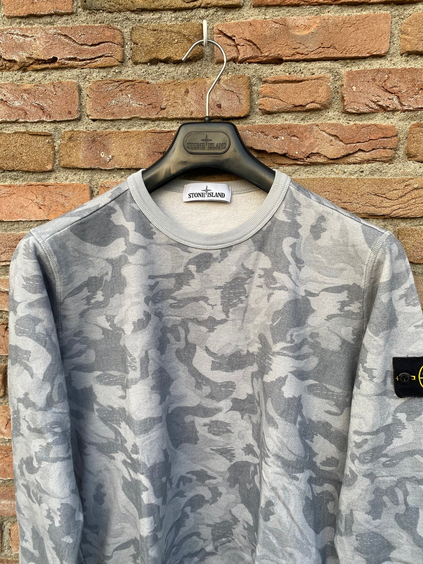 Stone Island Camo Sweatshirt - S