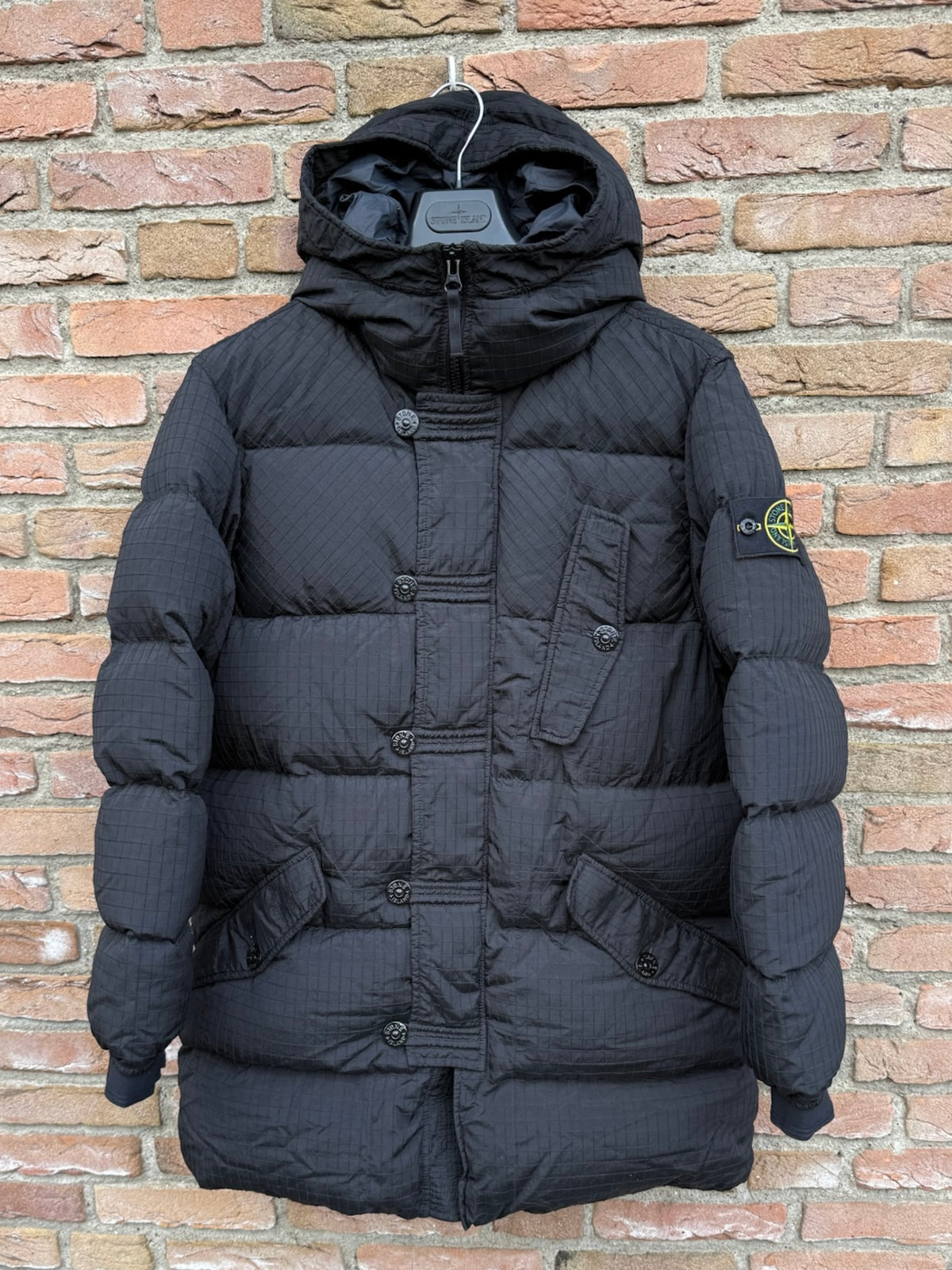 Stone Island Macro Ripstop Nylon Metal Down-TC Jacket - S