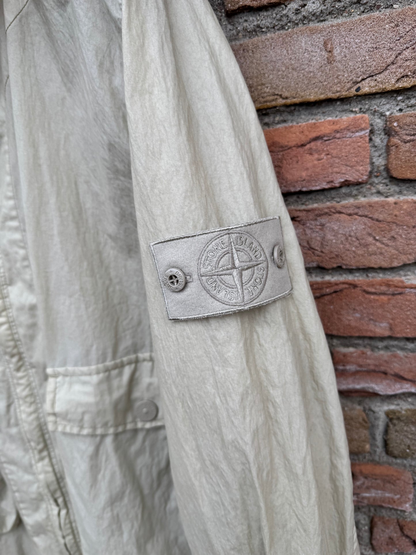 Stone Island 50 Fili Resinata Ghost Parka - L