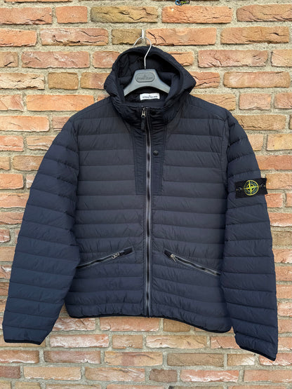 Stone Island Loom Woven Down Chambers Stretch Nylon-TC Jacket - XL