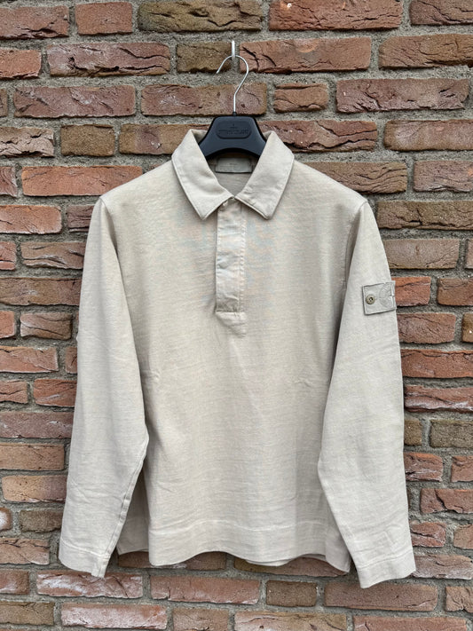 Stone Islsnd Ghost Polo Longsleeve Sweatshirt - M