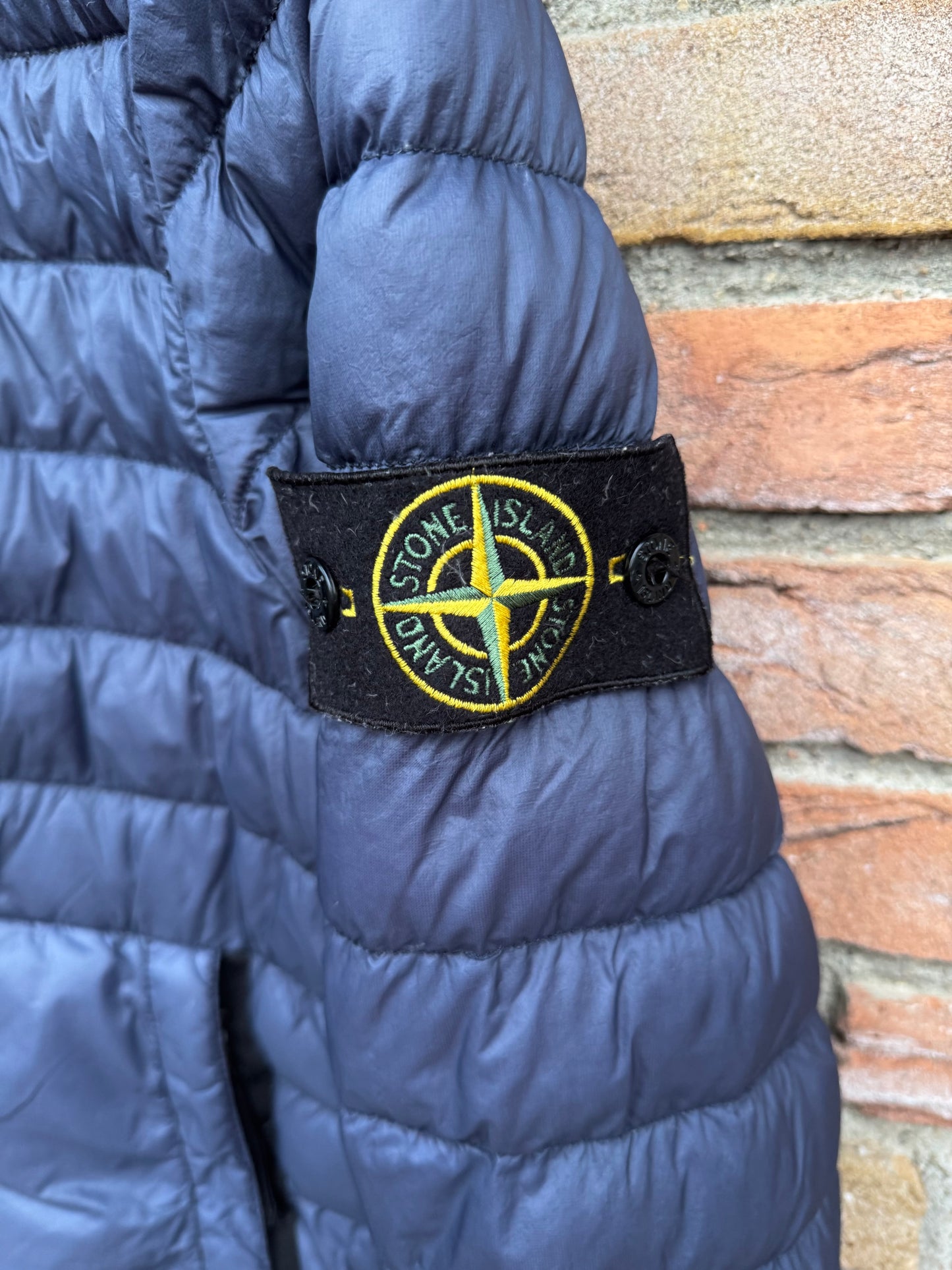 Stone Island Garment Dyed Micro Yarn Down Jacket - S