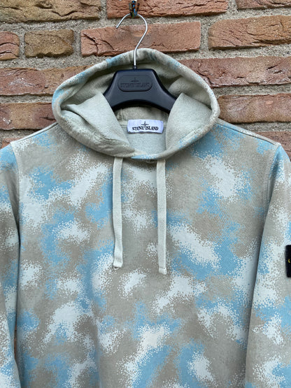 Stone Island Camo Devore Hoodie - S