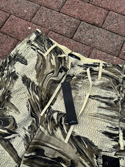 Stone Island Shadow Project Guayabera Shorts - 48