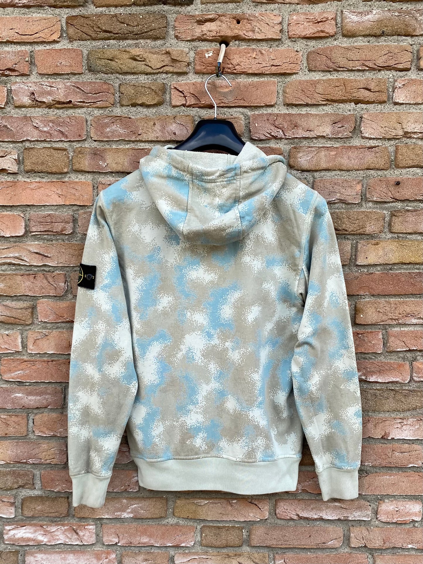 Stone Island Camo Devore Hoodie - S