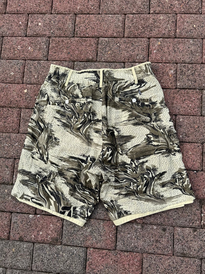 Stone Island Shadow Project Guayabera Shorts - 48