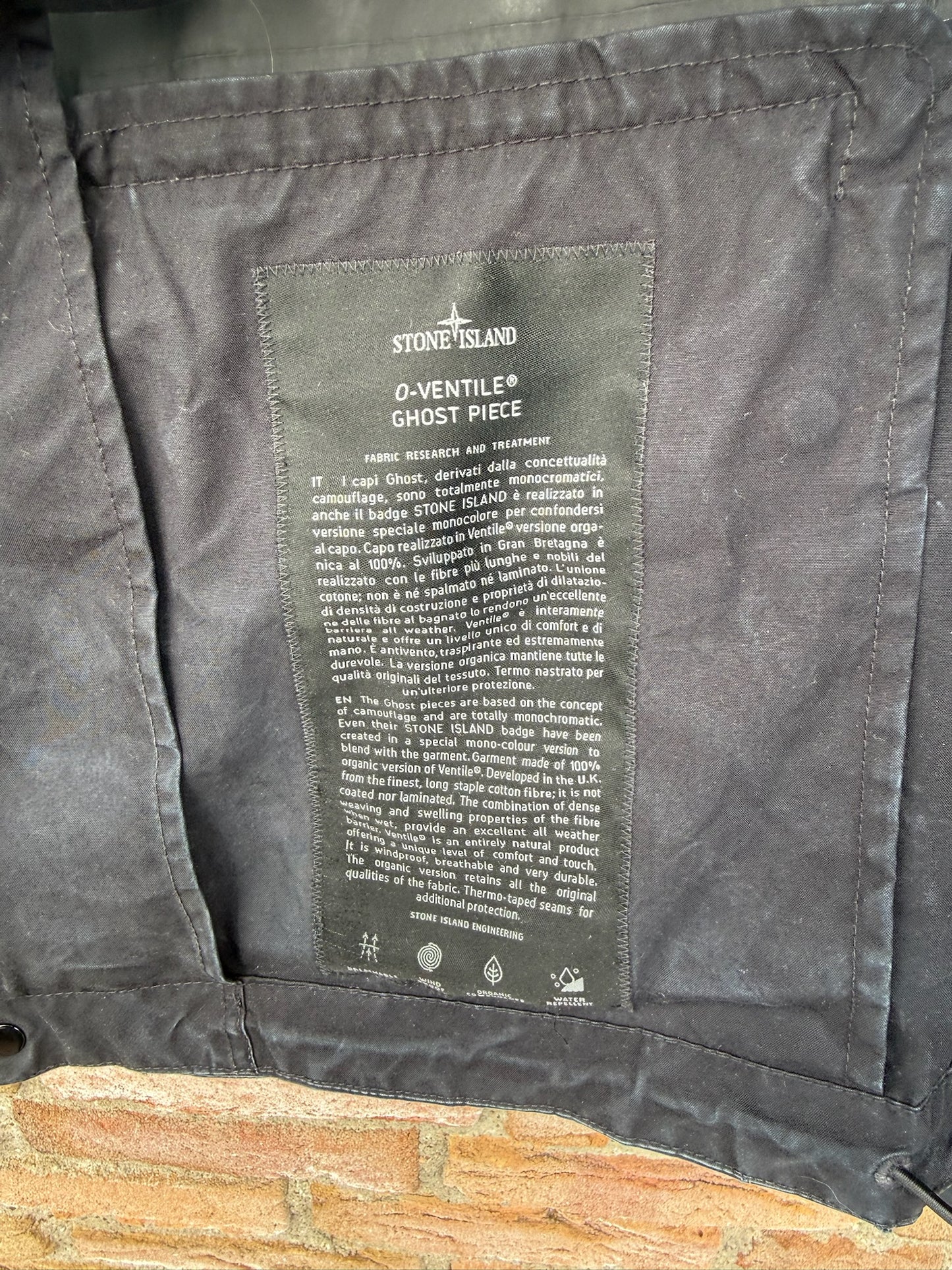 Stone Island O-Ventile Ghost Jacket - M