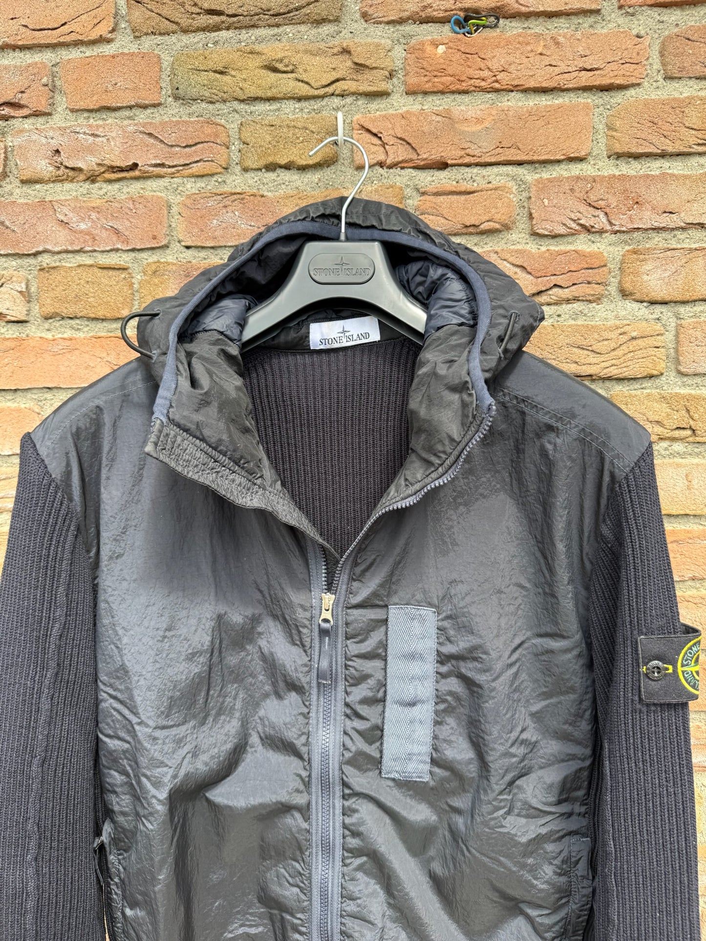Stone Island Nylon Metal Econyl Primaloft and Knit Jacket - L