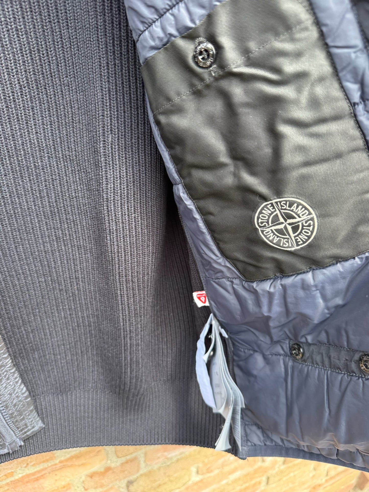 Stone Island Nylon Metal Econyl Primaloft and Knit Jacket - L