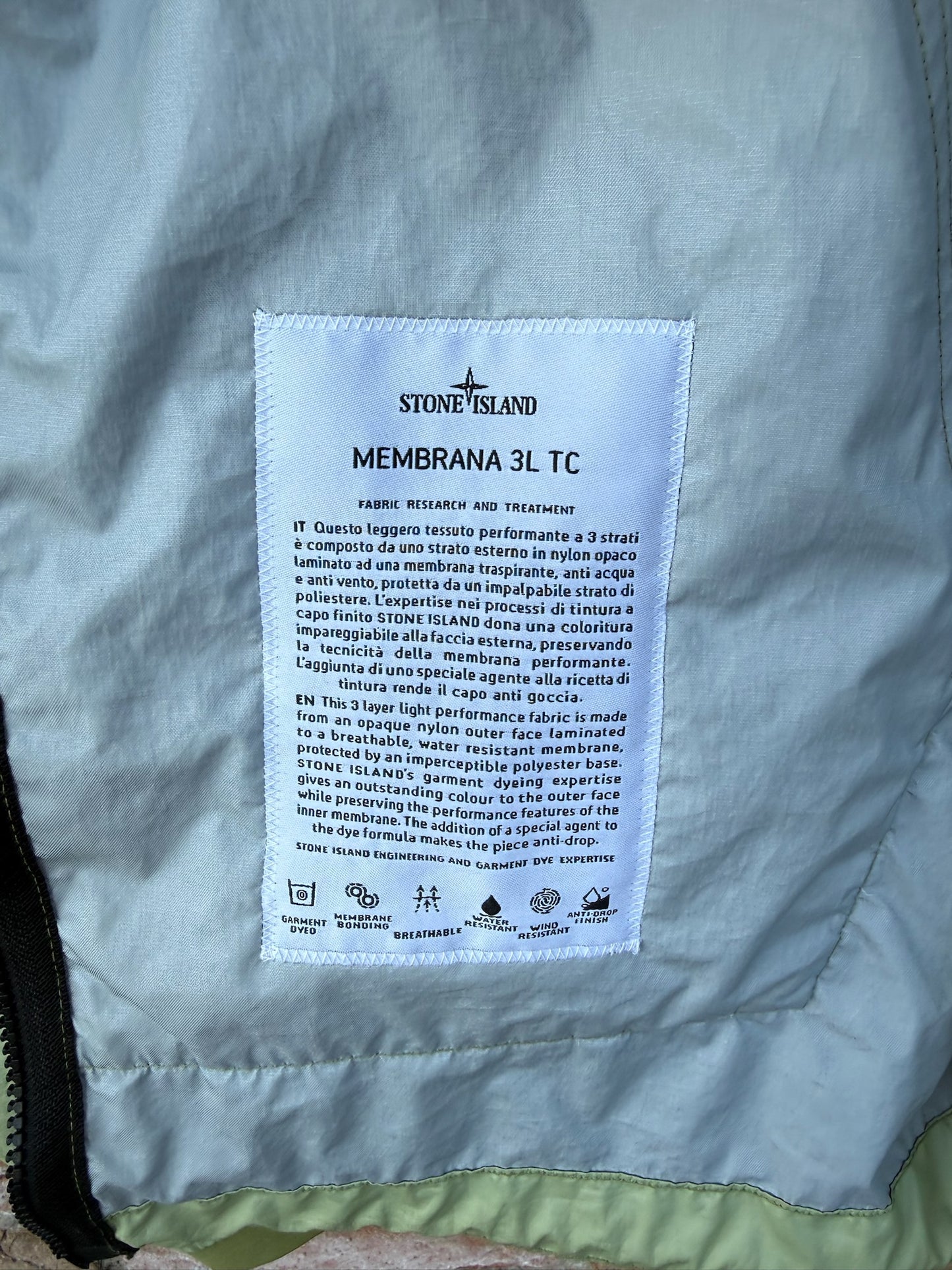 Stone Island Membrana 3L TC Jacket - M