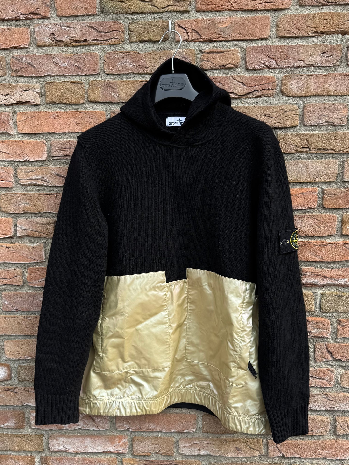Stone Island Iridescent Knit Hoodie - L