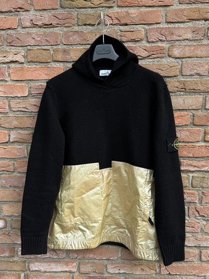Stone Island Iridescent Knit Hoodie - L