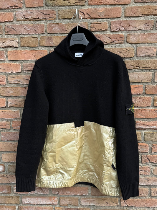 Stone Island Iridescent Knit Hoodie - L