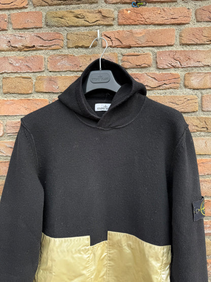 Stone Island Iridescent Knit Hoodie - L