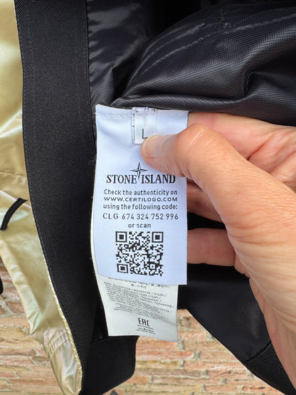 Stone Island Iridescent Knit Hoodie - L