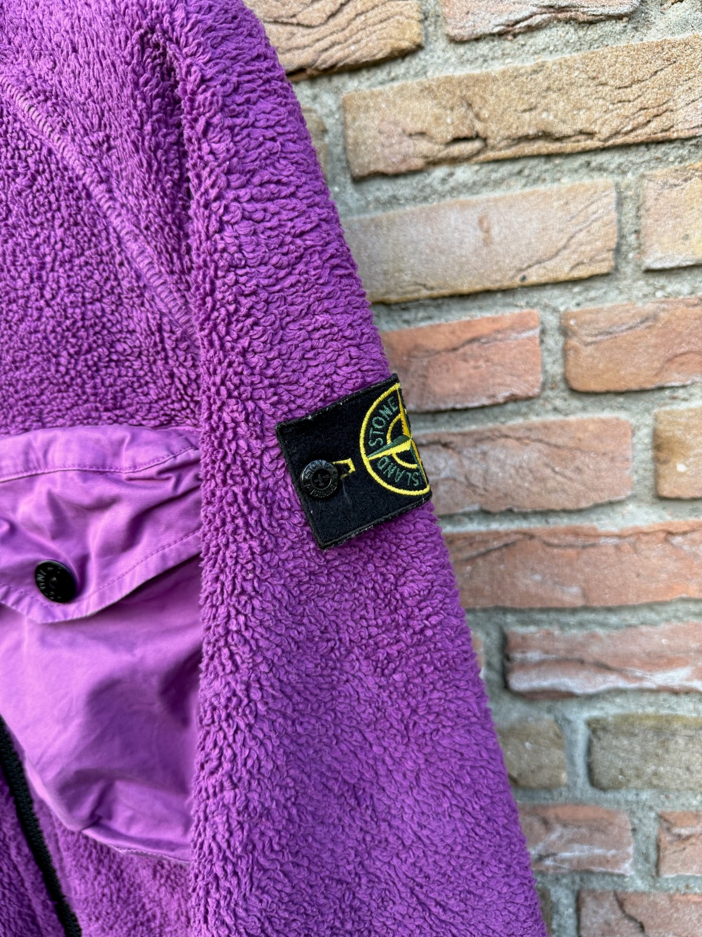 Stone Island Teddy Fleece Jacket - L
