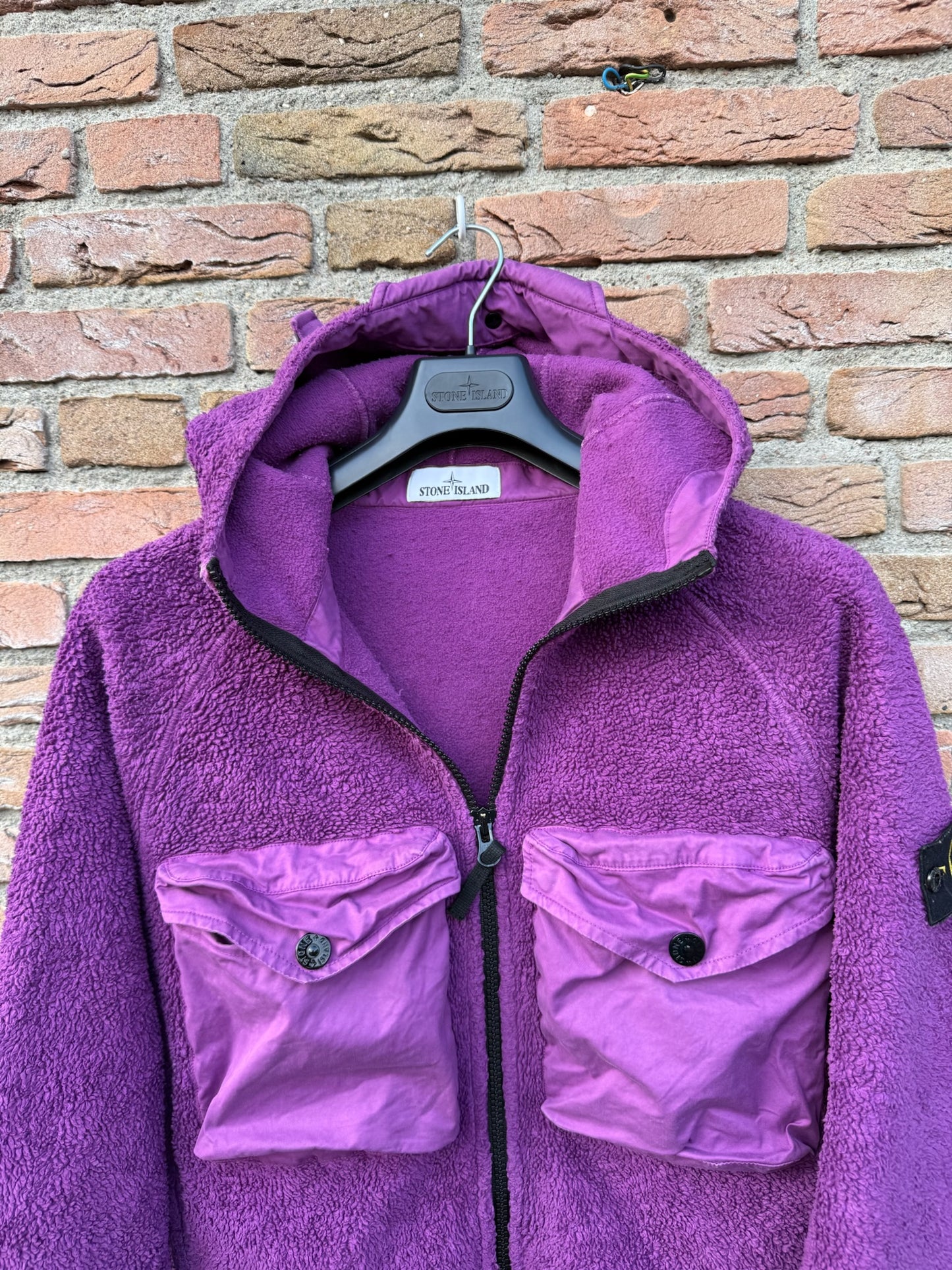 Stone Island Teddy Fleece Jacket - L