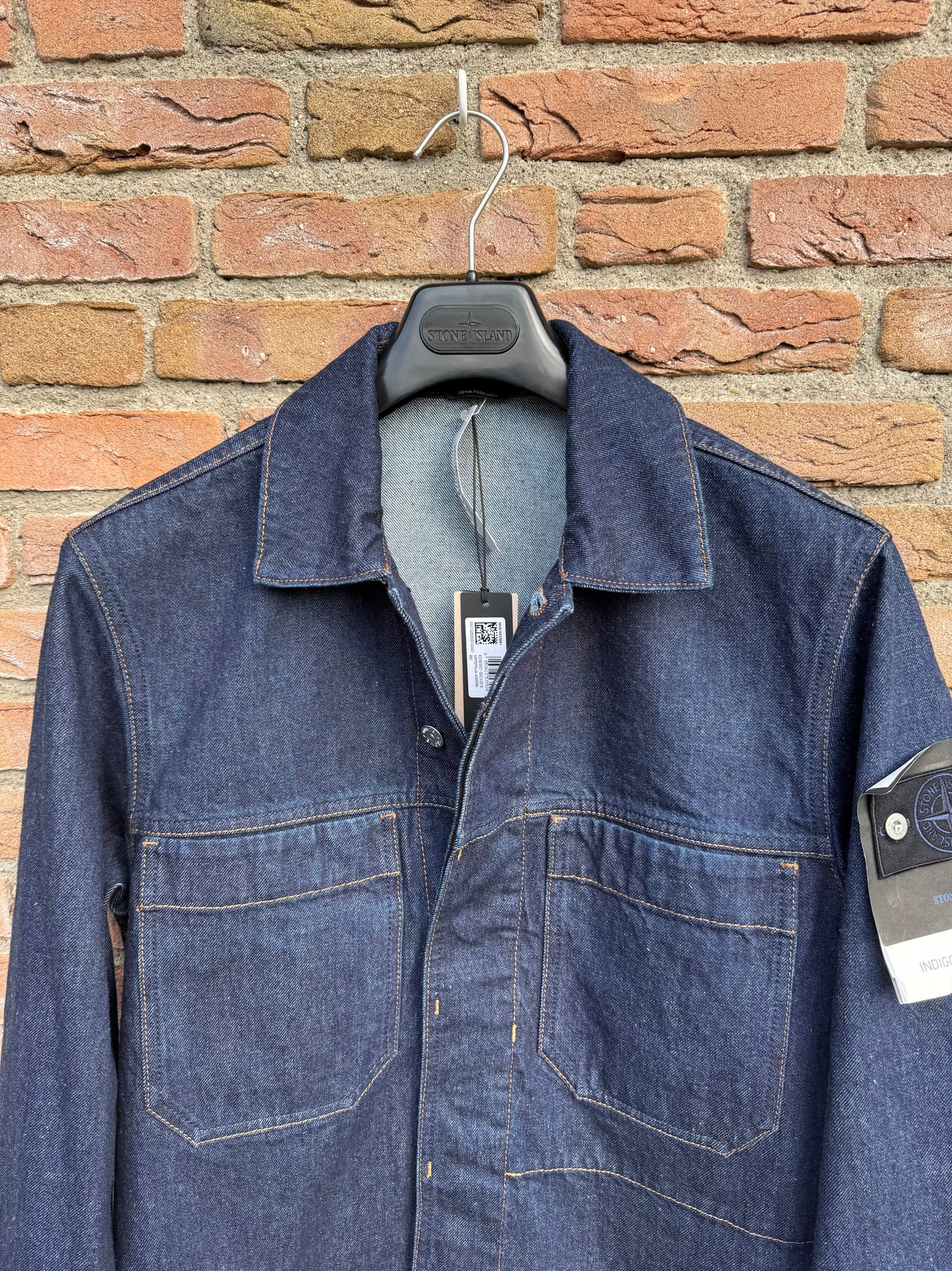 Stone Islsnd Indigo Denim-Rinsed Jacket - M