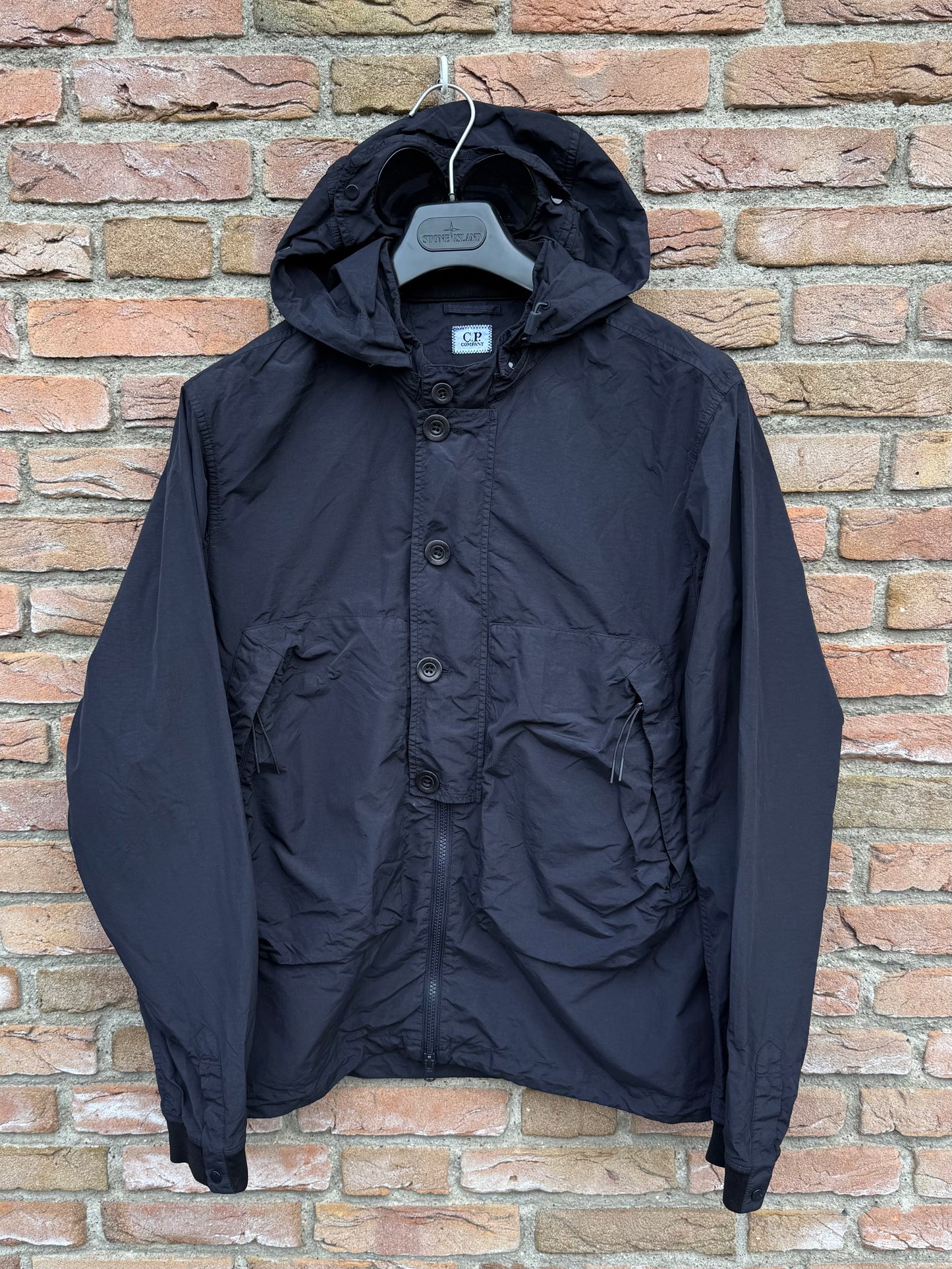 C.P. Company Flatt Nylon Goggle Jacket - L