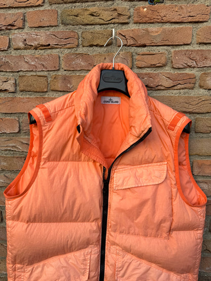 Stone Island Crinkle Reps Down Gilet - L