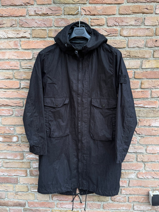 Stone Island 50 Fili Resinata Ghost Parka - L