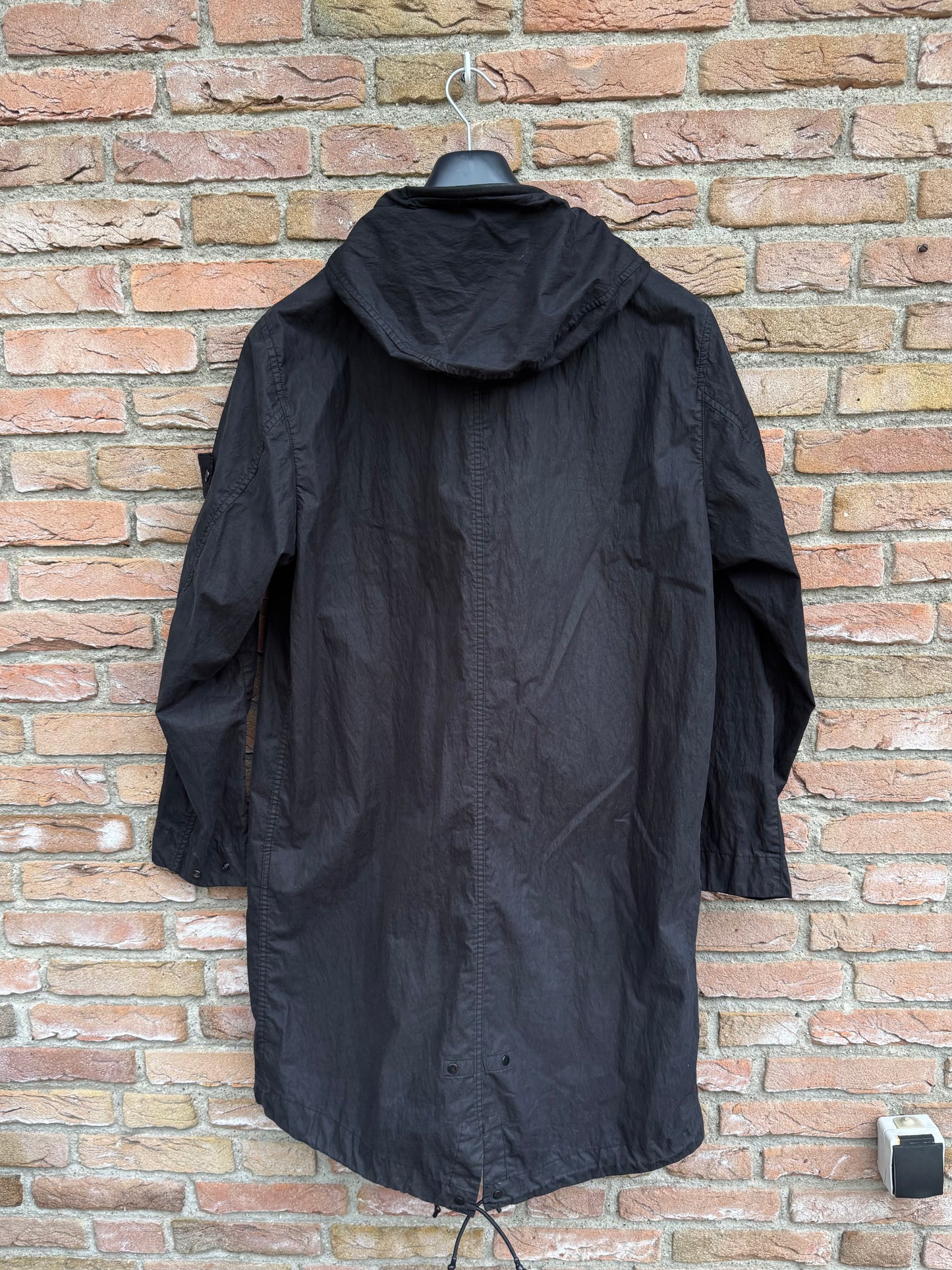Stone Island 50 Fili Resinata Ghost Parka - L