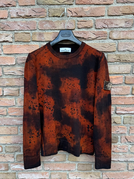 Stone Island Hand Painted Tortoise Pullover - L