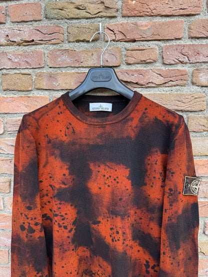 Stone Island Hand Painted Tortoise Pullover - L