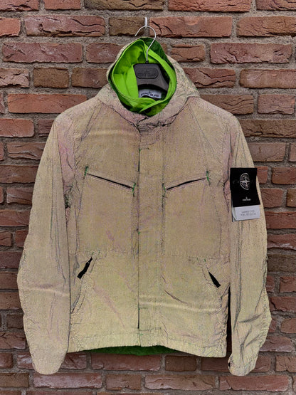 Stone Island Garment Dyed Pixel Reflective Jacket - M