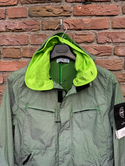 Stone Island Garment Dyed Pixel Reflective Jacket - M