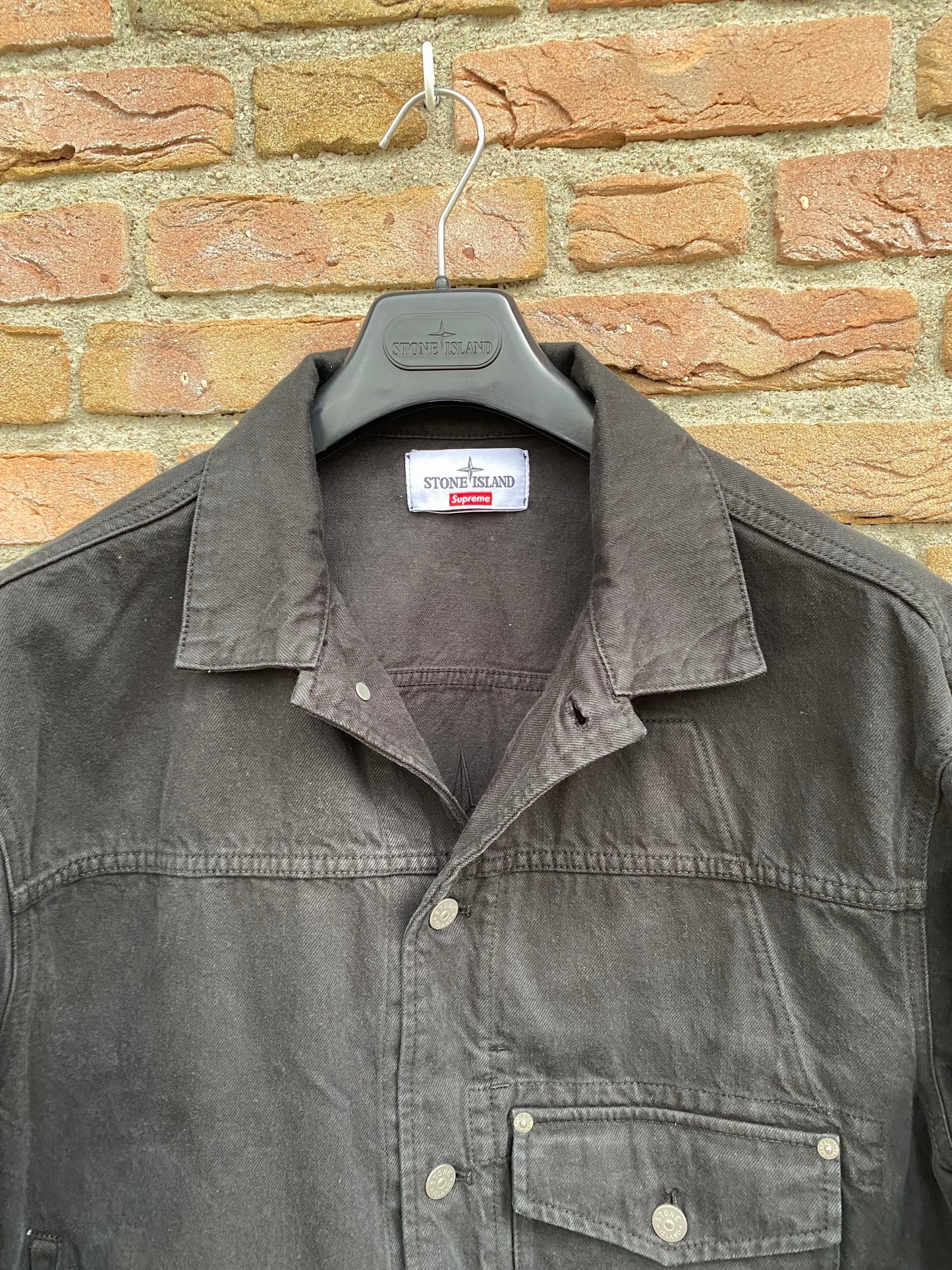 Stone Island x Supreme Bull Denim-TC Jacke - M