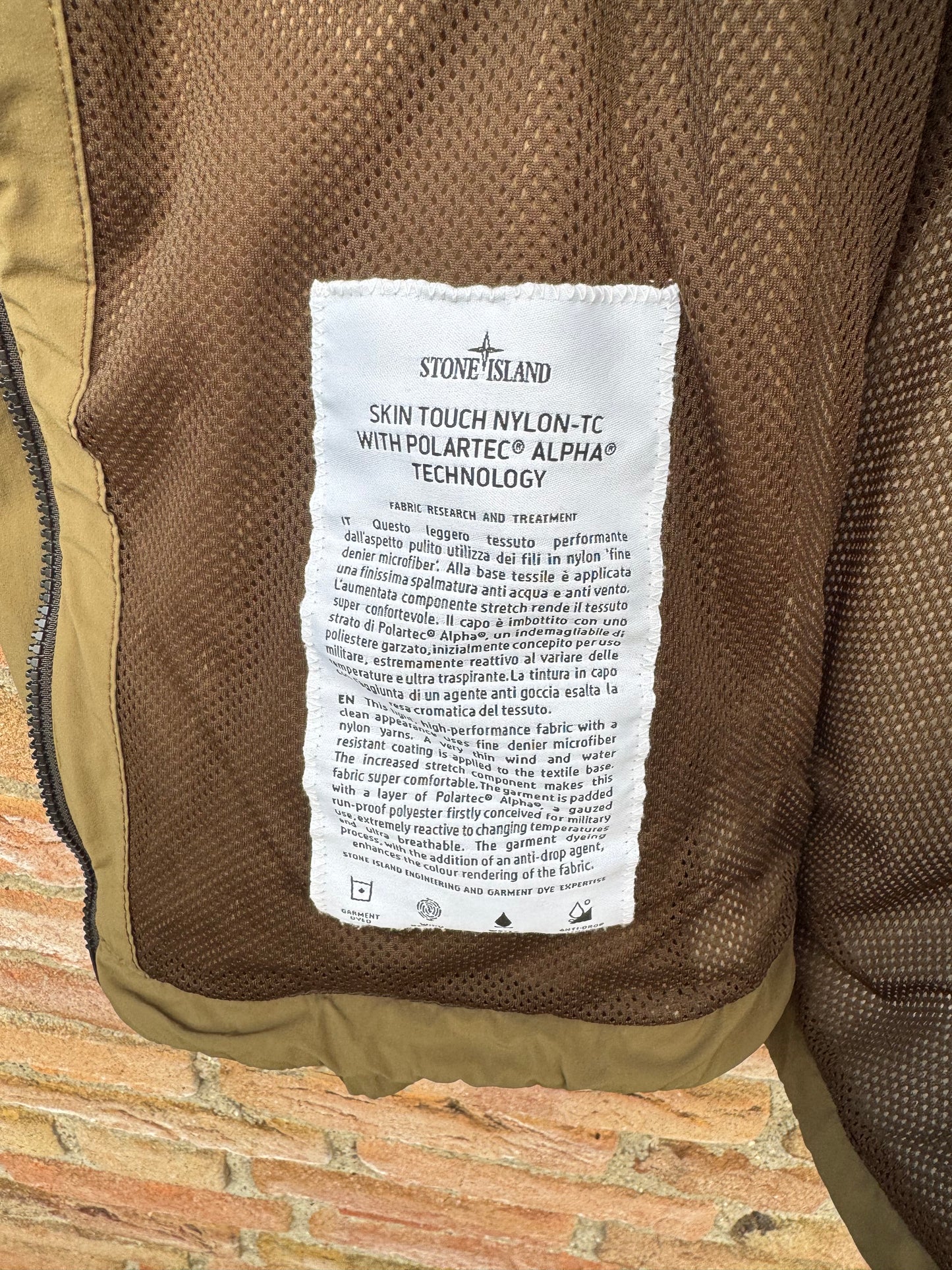 Stone Island Skin Touch Nylon-TC Polartec Jacket - L