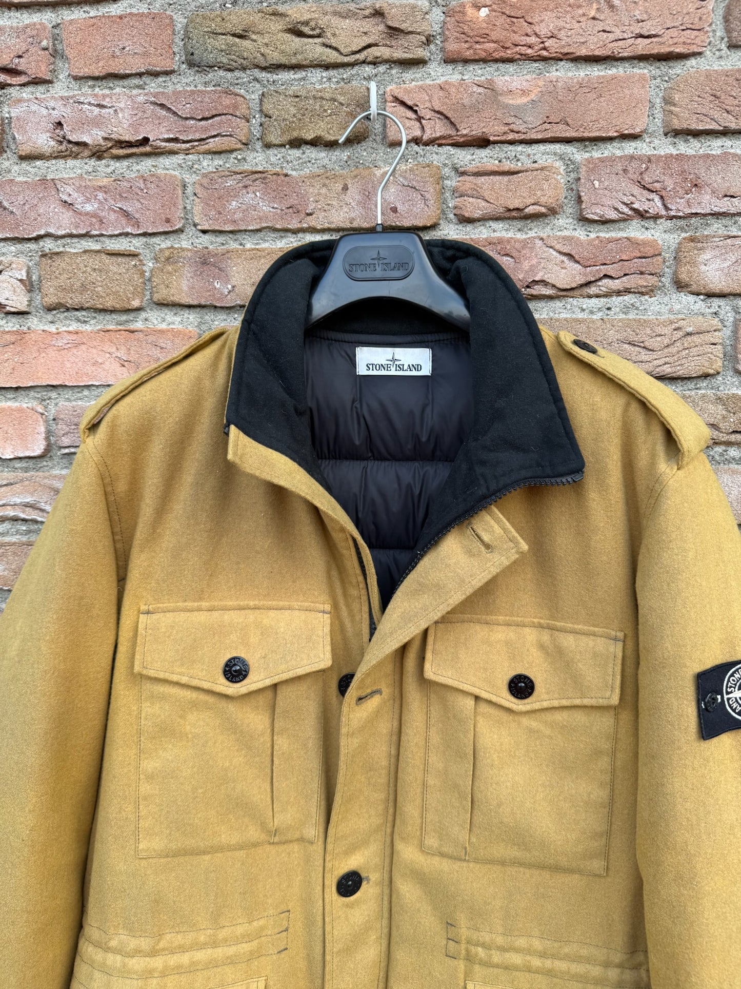 Stone Island Ice Jacket Wool Blend - XXL