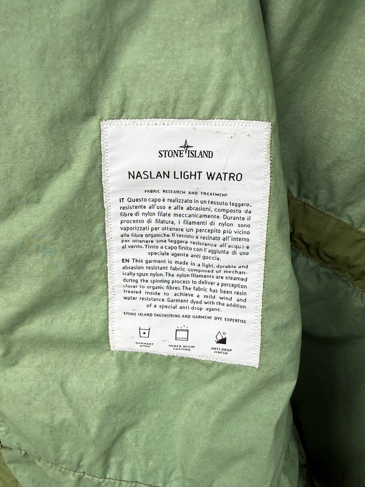 Stone Island Naslan Light Watro Jacket - XL