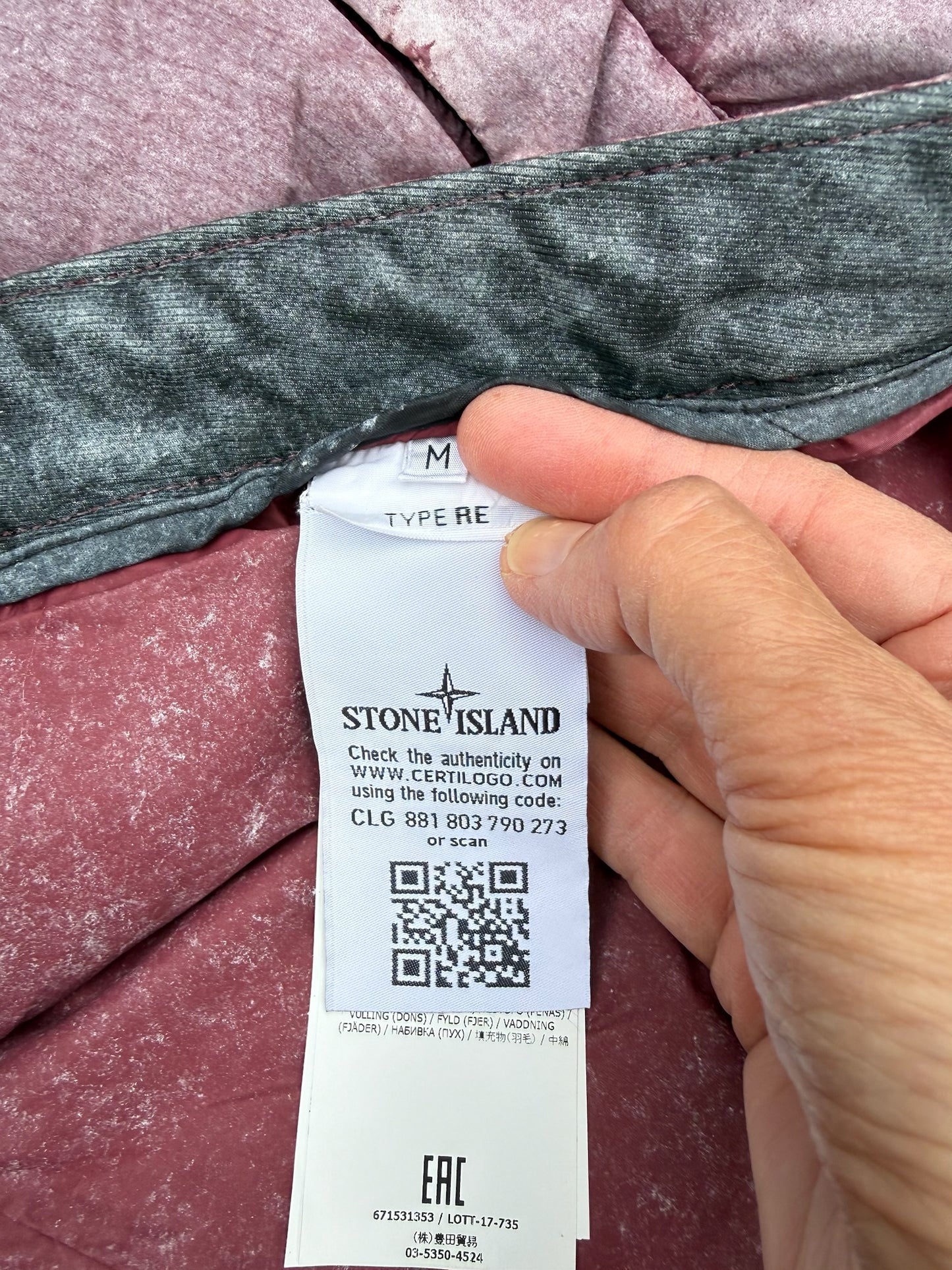 Stone Island Tela Nylon Down Frost Trousers - M