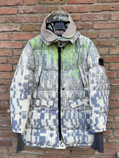 Stone Island Shadow Project DPM Chiné Down Jacket - L