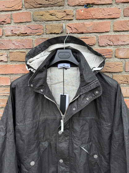 Stone Island Raw Plated Linen Marina Jacket - XXL