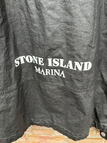 Stone Island Raw Plated Linen Marina Jacket - XXL