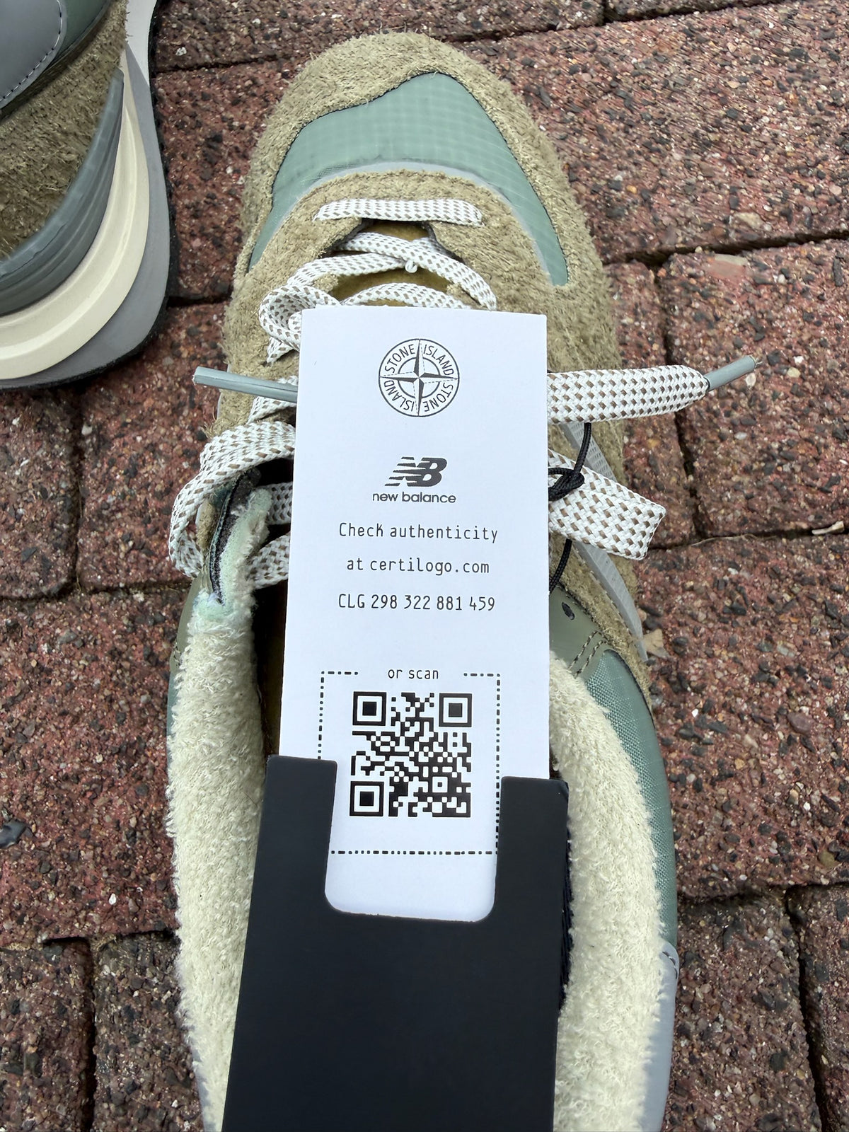 Stone Island x New Balance 574 Legacy Trainers - UK 10