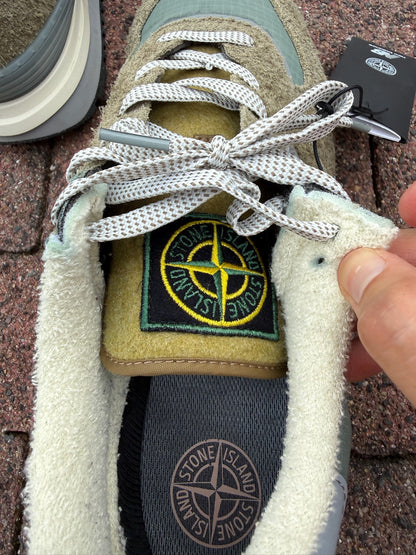 Stone Island x New Balance 574 Legacy Trainers - UK 10