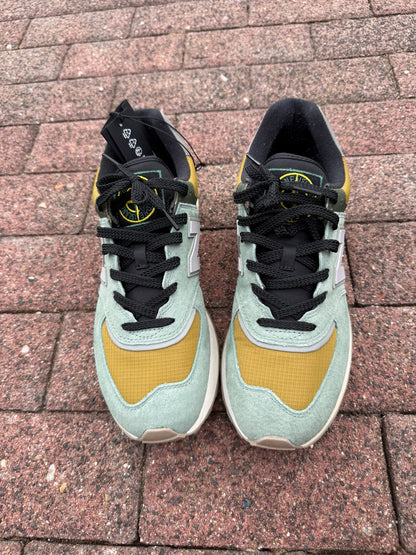 Stone Island x New Balance 574 Legacy Trainers - UK 10