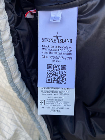 Stone Island Reflective Ripstop Chine Jacke - L