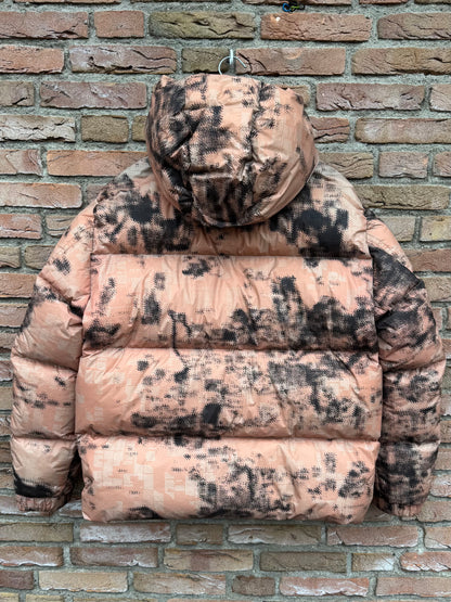 Stone Island Ice Jacket Earth Mapping Camouflage Down Jacket - XL