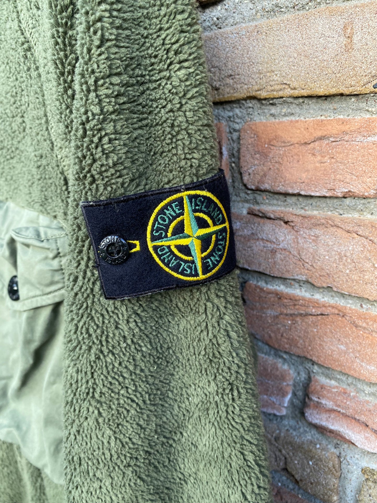 Stone Island Teddy Fleecejacke - L