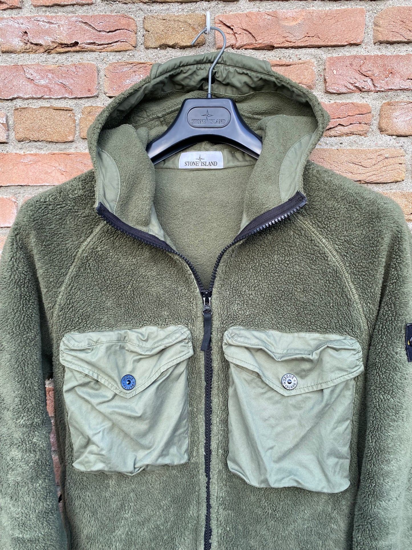 Stone Island Teddy Fleecejacke - L