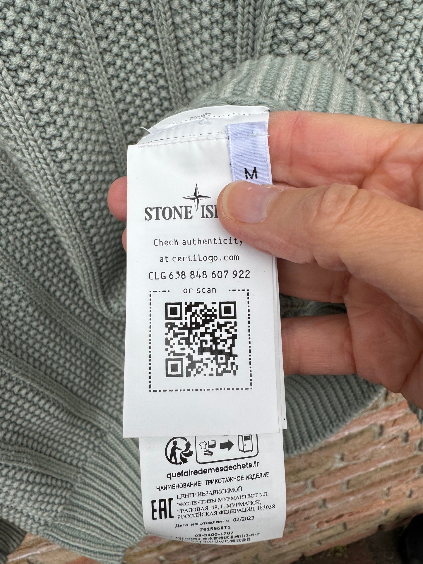 Stone Island Dust Knit Pullover - M